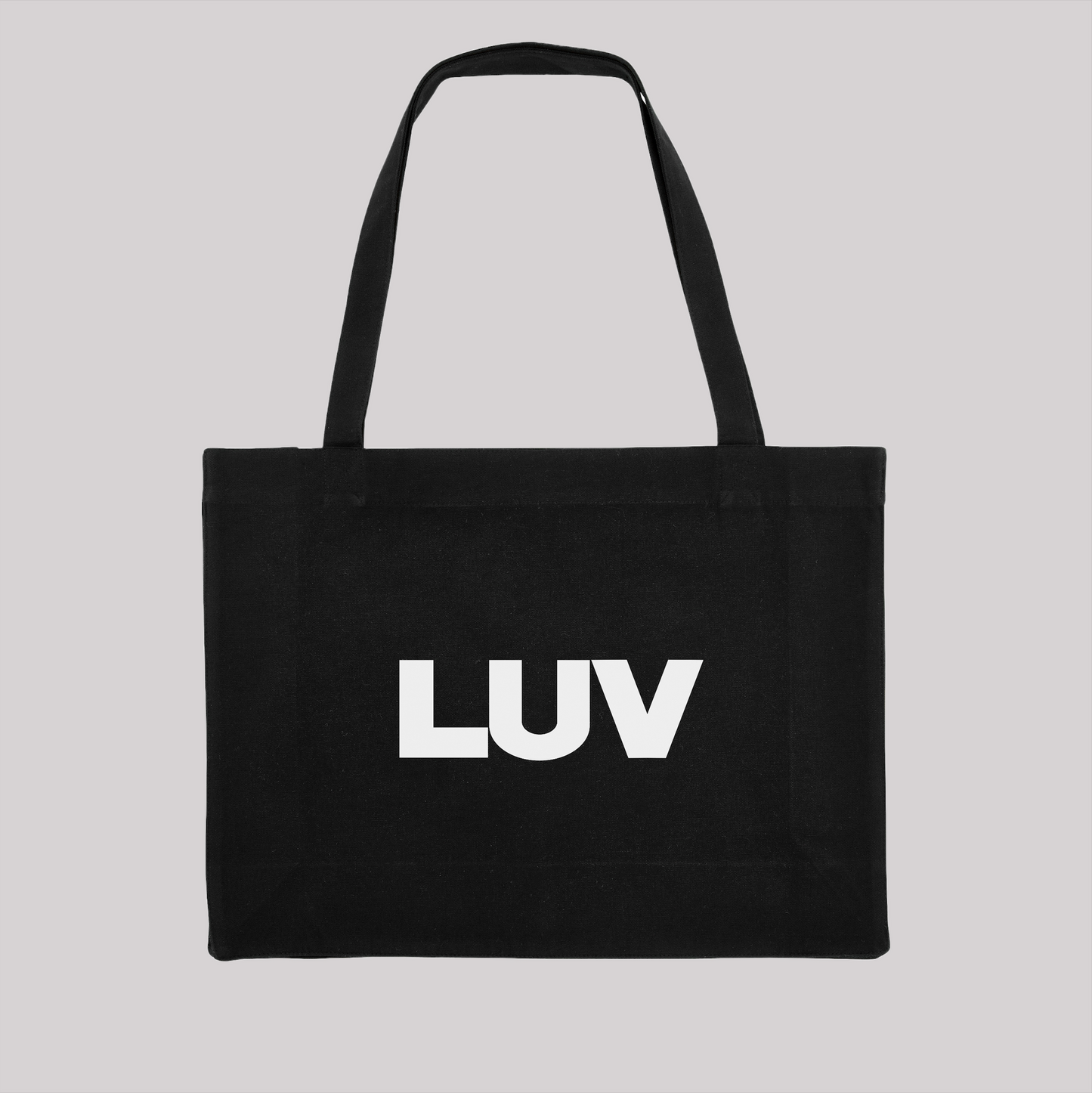 Large LUV Tote Bag (Black)