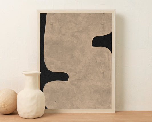 'Finding Flow' Abstract Japandi Wall Art